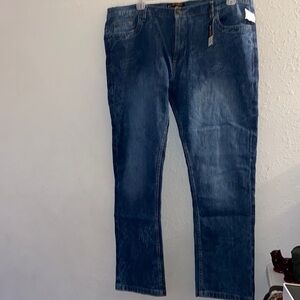 Nwt Men’s size 42×30 quilted giraffe, blue jeans T27